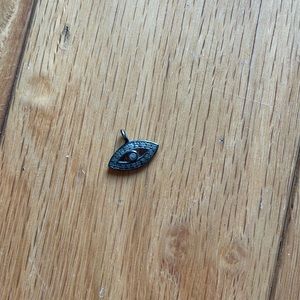 Evil eye 1/2 inch diamond charm